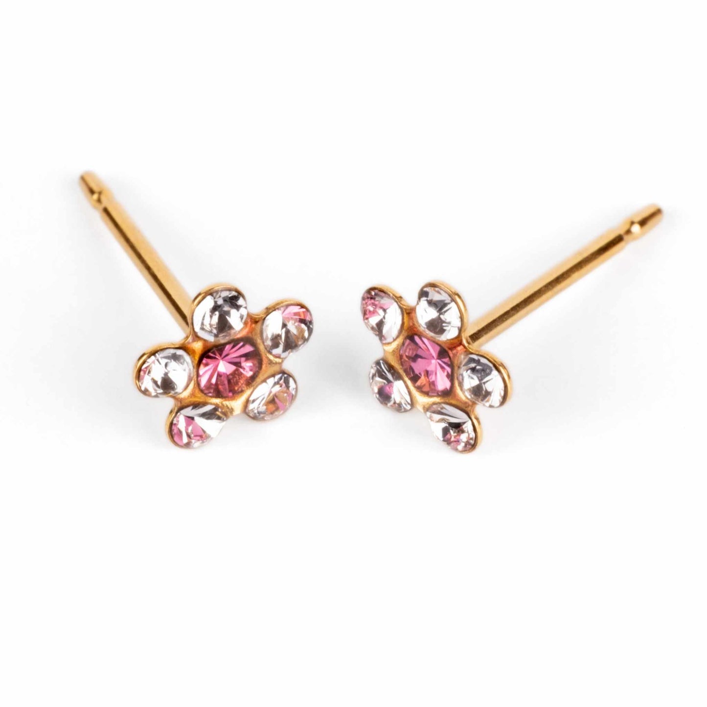 Flawless Crystal Daisy Stud Earrings