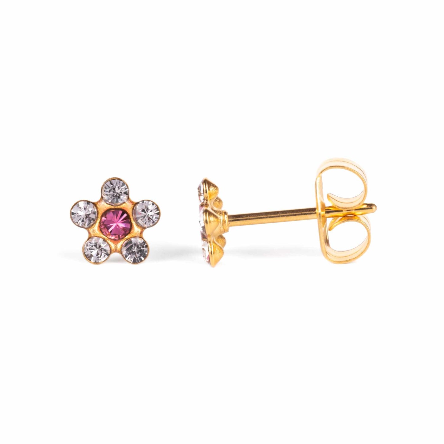 Flawless Crystal Daisy Stud Earrings