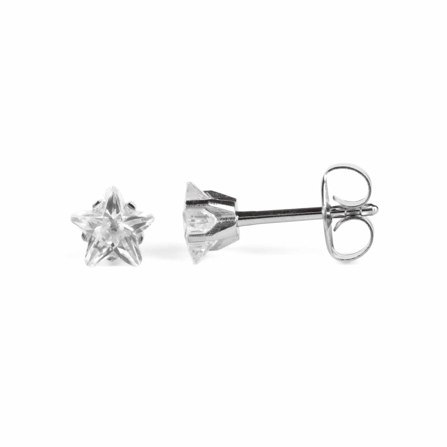 5mm Star Stud Earrings