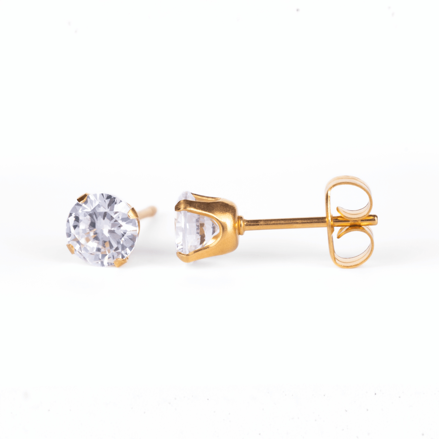 5mm Flawless Crystal Stud Earrings