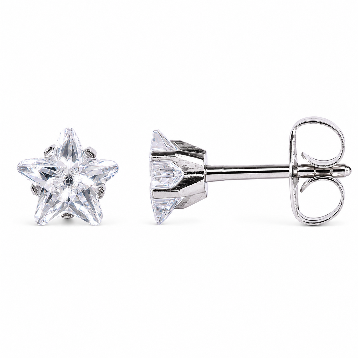 5mm Star Stud Earrings | Surgical Steel